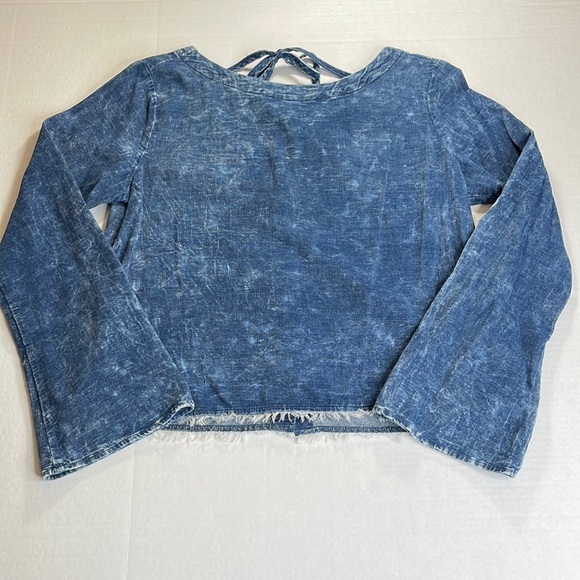 Cloth & Stone Fine Whale Corduroy Button Back Blouse Size Small - Picture 1 of 9